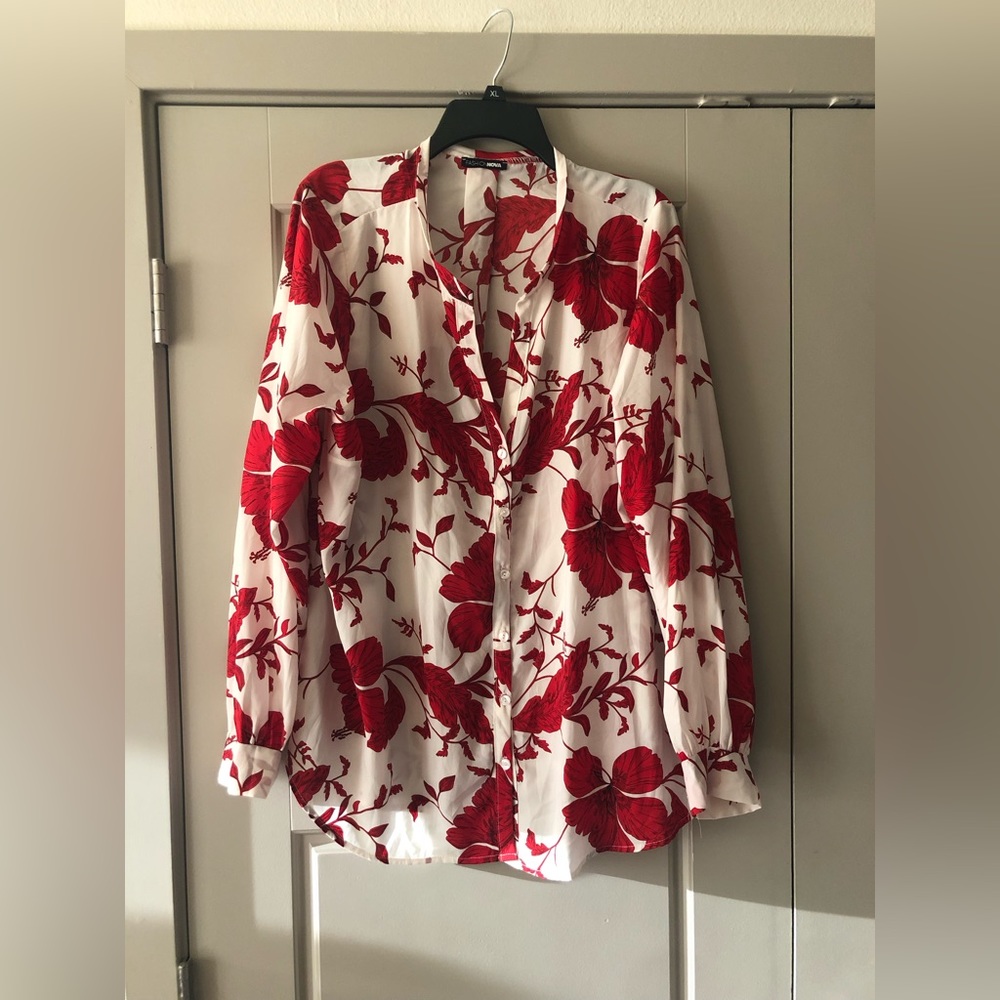 Floral print top